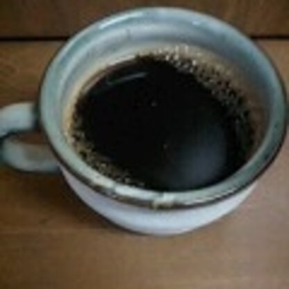 玄米茶で淹れるコーヒー、コレ新鮮☆
ほんと香ばしい１杯、ごちそうさまでした＾＾
